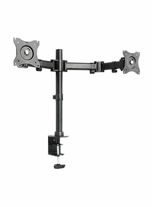 

Generic Height Adjustable Triple Monitor Arm Desk Stand, Silver