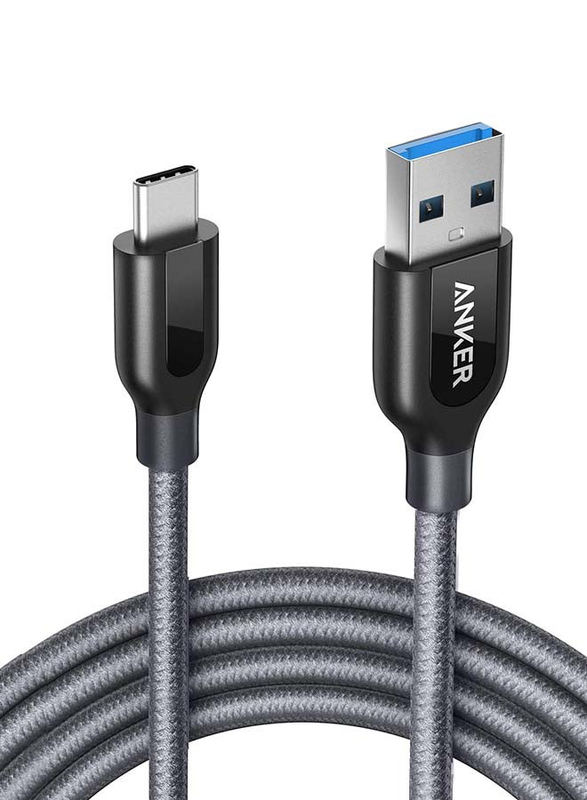 

Anker 6-inches Powerline+ Micro USB Cable, USB Type-C to 3.0 USB Type A Cable, Grey