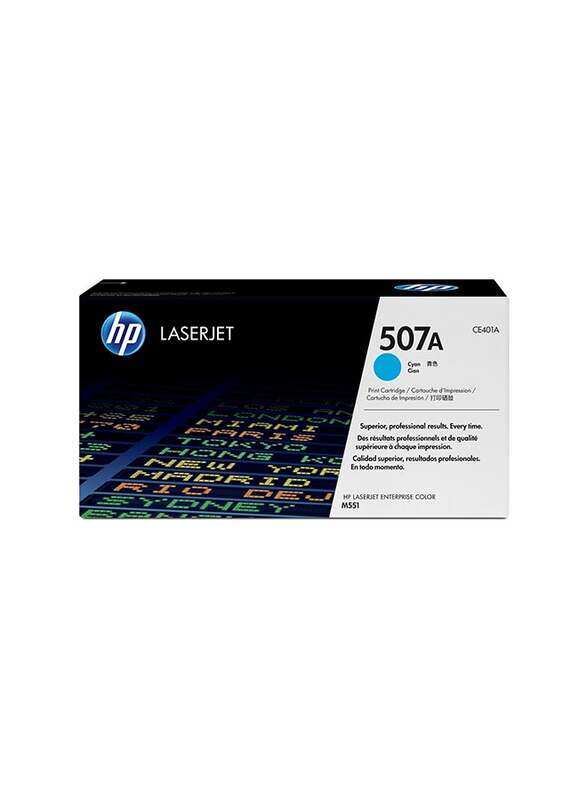 

HP 507A CE401A Cyan LaserJet Ink Toner Cartridge