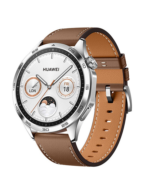 

Huawei Watch GT 4 46mm Smartwatch, 14 Days Battery Life, Science-based Calorie Management, Dual-Band Five-System GNSS Position, Pulse Wave Arrhythmia