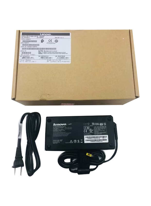 Lenovo 170W Slim Tip Power Adapter for Laptops, 4X20E50574, Black