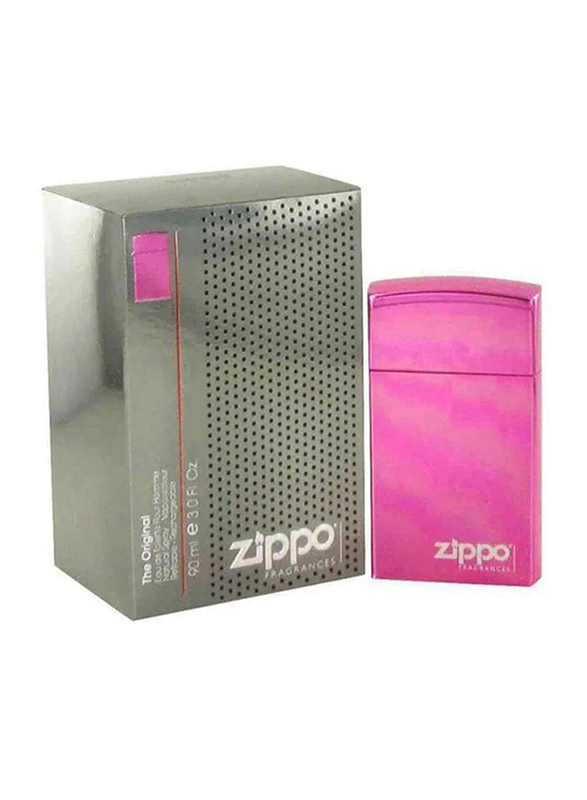 Zippo Bright Pink Masculino Refillable 90ml EDT for Men