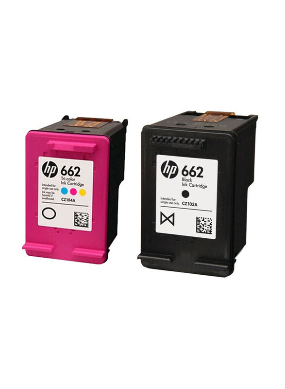 

HP 662 Black/Tri-Colour Ink Cartridge Set, 2 Pieces