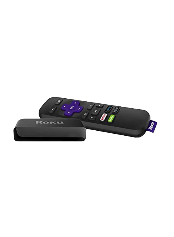 

Roku Streaming Media Player with Remote and HDMI Cable, Black