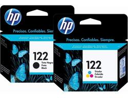 HP Pack Of 2 122 Tri-Color Original Ink Cartridges Black/Tri-Color