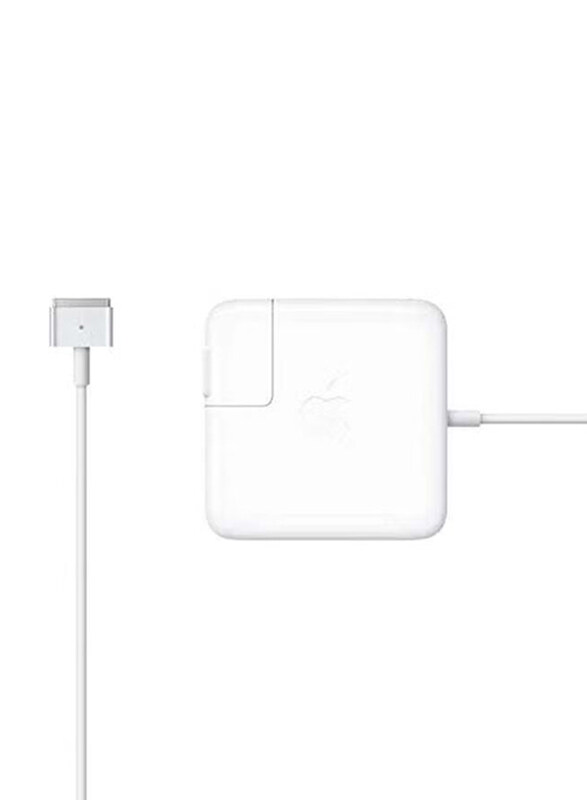 Apple MagSafe 45W 2 Power Adapter with 3 Pin Power Plug for MacBook Air, MD592, White