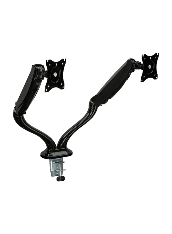 

Not Applicable Dual Arm Fully Adjustable Desk Mount, Black