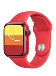 Smart Watch LD6 1.54-Inch 2.5D HD IPS Colour Screen Fitness Tracker 49 mm Red