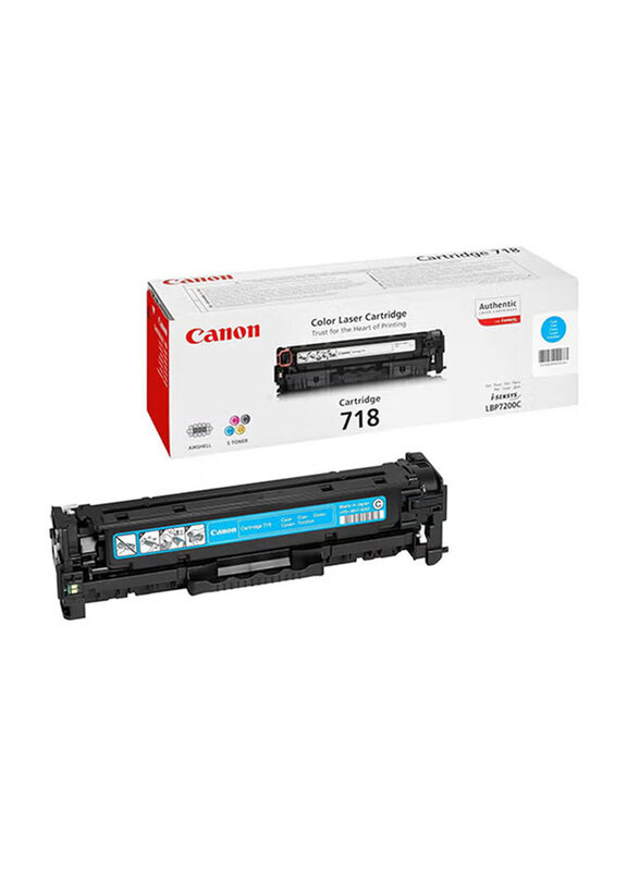 

Canon 718 Cyan Laser Toner Cartridge