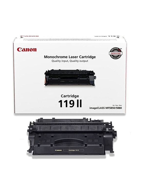 

Canon 119 II Black Monochrome Laser Cartridge