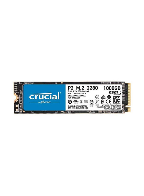 

Crucial 1000GB SATA 2.5-Inch Internal SSD, MX500, Black