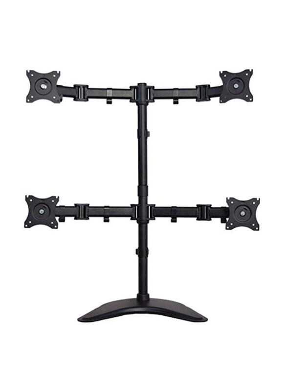 

Not Applicable Adjustable Monitor Mount for LED & LCD Flat Panel Monitor, Black