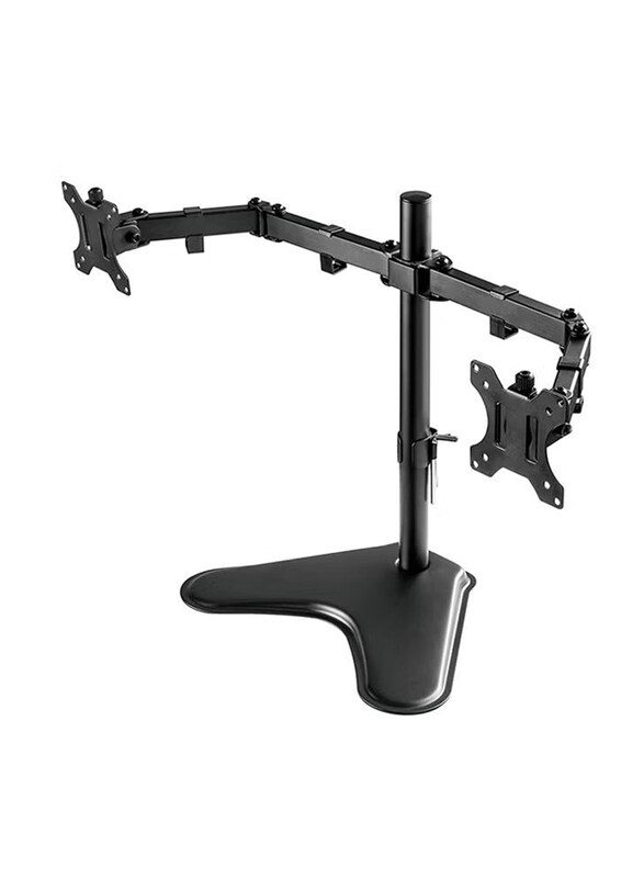 

Universal Newstar Adjustable Two Arm Monitor Mount, Black