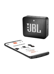 Jbl Go 2 Wireless Portable Bluetooth Speaker, JBLGO2BLACK, Black