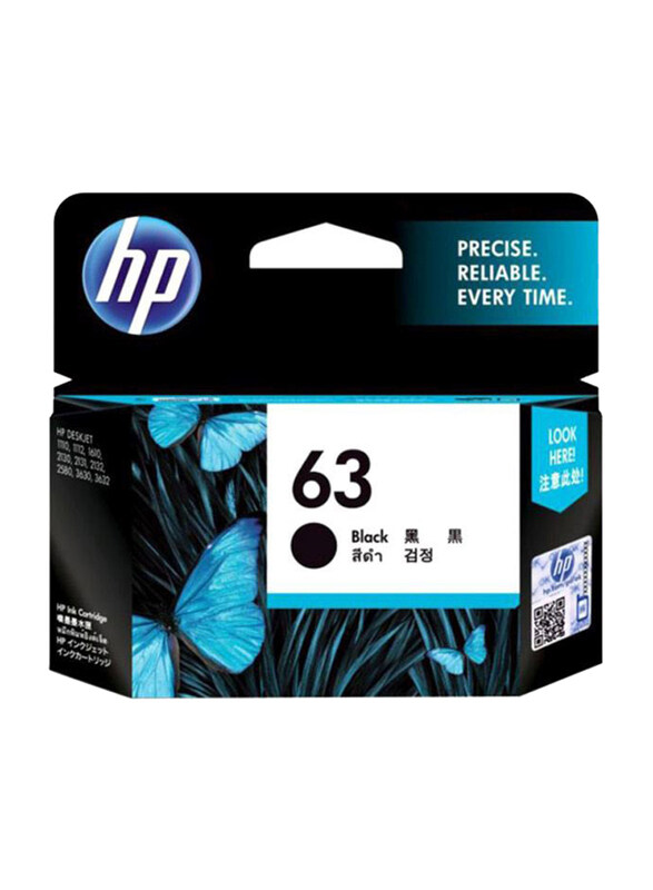 

HP 63 Black Inkjet Printer Toner Cartridge