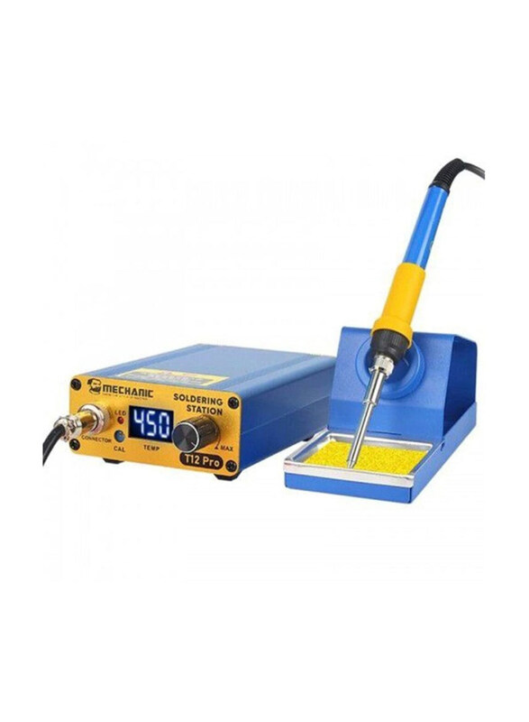 

Mechanical Temperature Digital Soldering Station, Blue/Yellow