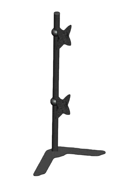 

Universal Dual Monitor Adjustable Desk Mount, B07MJZ3BNL, Black