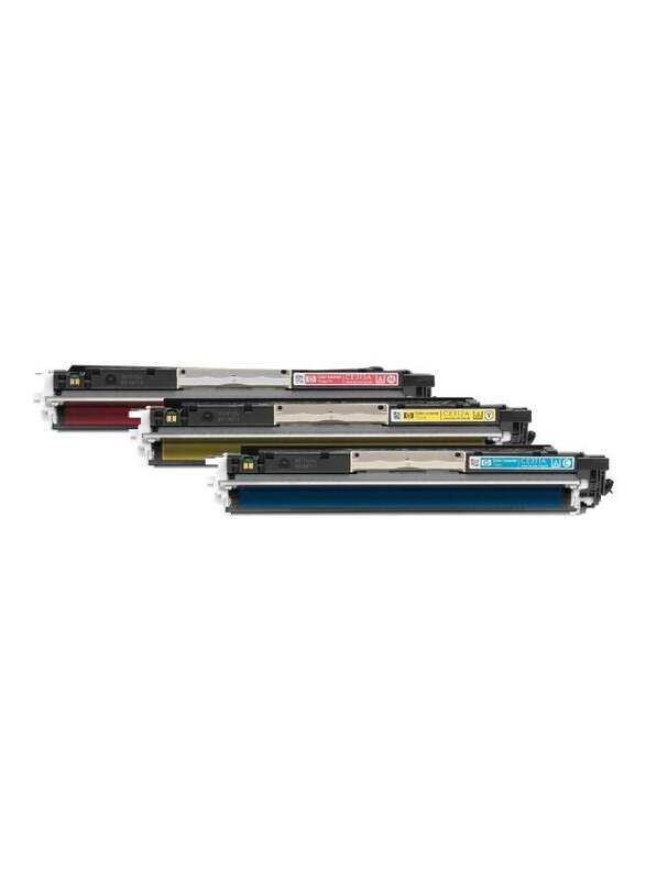 

HP 126A Black and Tri-Colour LaserJet Ink Toner Set, 4 Pieces