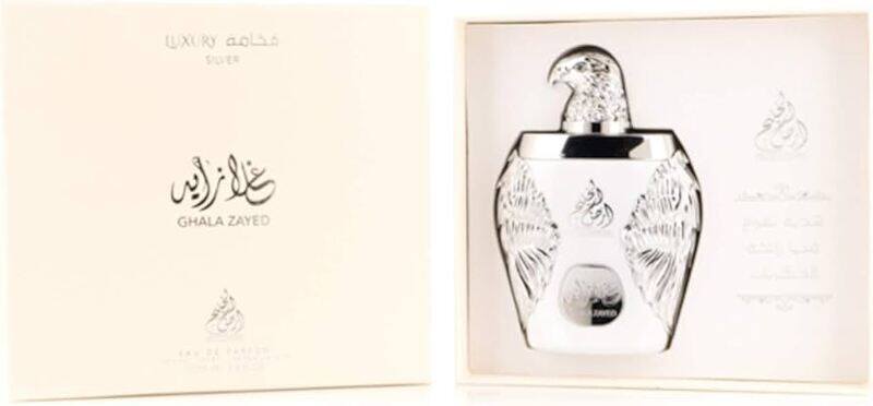 

Ard Al Khaleej Ghala Zayed Luxury Silver (U) EDP Perfume 100 Ml Ae