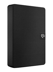 Seagate 5TB HDD Expansion External Portable Hard Drive with Rescue, USB 3.0, STKM5000400, Black