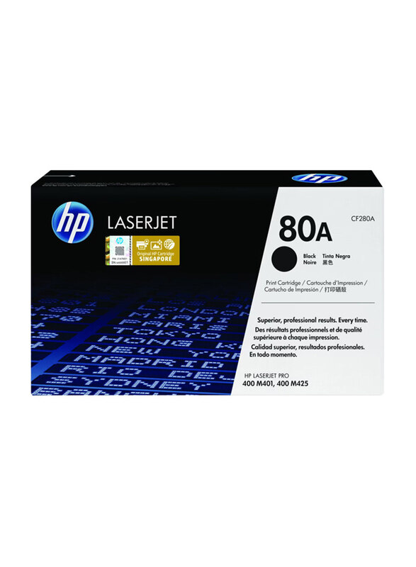

HP 80A Black LaserJet Toner Cartridge
