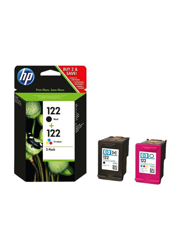 

HP 122 Multicolour Original Ink Cartridge Set, 2 Pieces