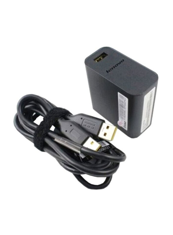 

Lenovo Charger Adapter With Usb Cable For Lenovo Yoga 3, Black