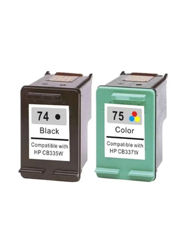 

HP 74/75 Multicolour Ink Toner Cartridge Set, 2 Pieces