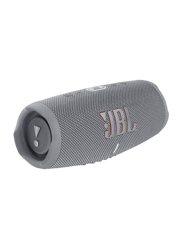 

JBL Charge 5 Built In Powerbank Powerful Pro Sound Dual Bass 20H Battery Waterproof Portable Bluetooth Speaker, Grey