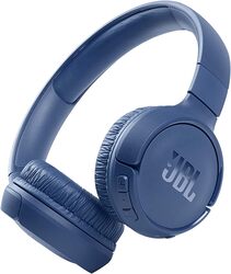 Tune 510Bt Wireless On-Ear Headphones - Pure Bass - 40H Battery - Speed Charge - Fast Usb Type-C - Foldable Blue