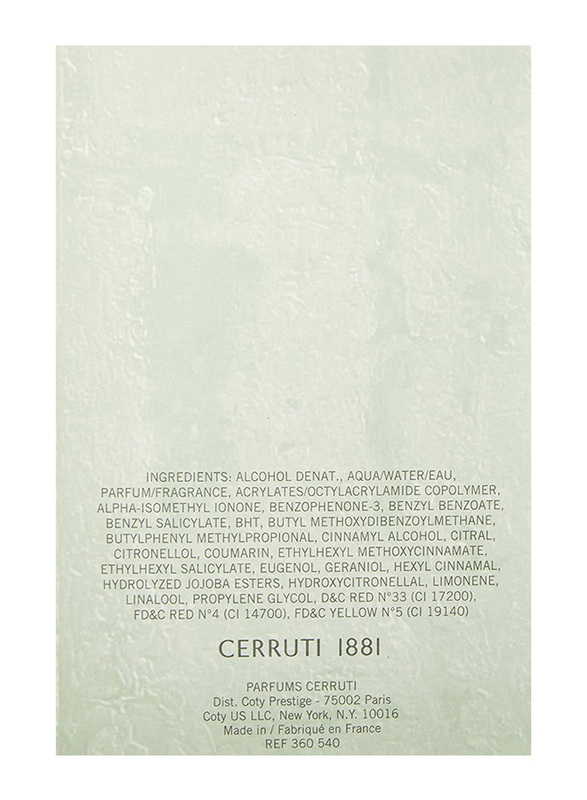 Cerruti 1881 100ml EDT for Men