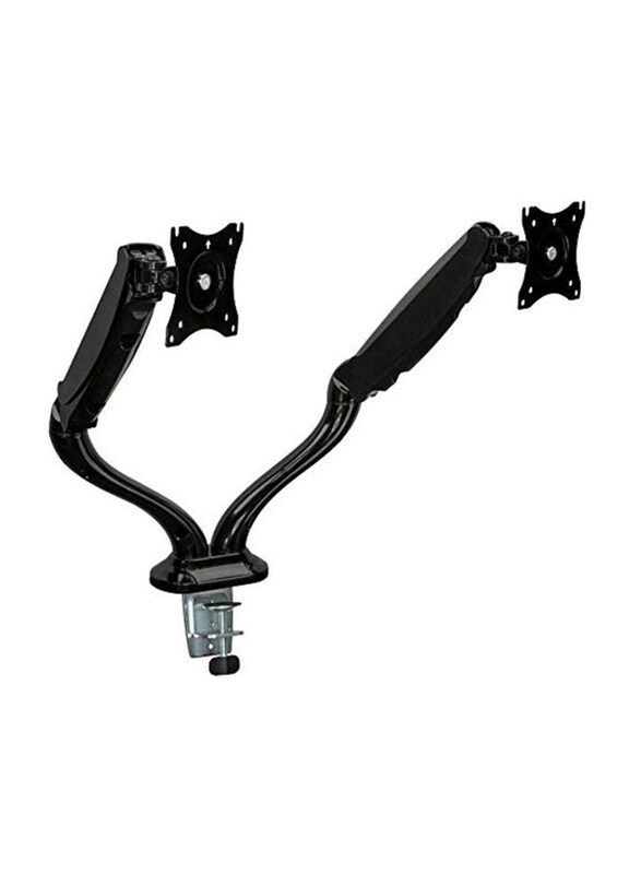 

Universal Adjustable Dual Monitor Mount, Black