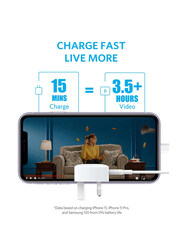 Anker 20W PIQ 3.0 Durable Compact Fast Charger PowerPort III Wall Charger, USB Type-C Charger for Apple iPhone/Galaxy, iPad and More, White