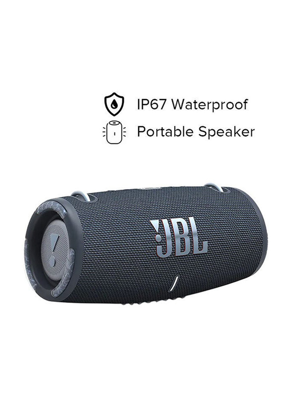 Jbl Xtreme 3 Portable Waterproof Speaker with Massive Pro Sound, JBLXTREME3BLU, Blue