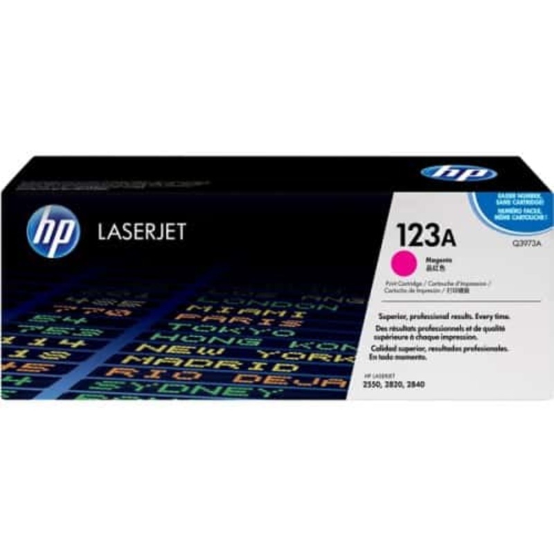 HP 123A Original LaserJet Toner Cartridge Magenta