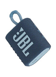 Jbl Go 3 Portable Wireless Bluetooth Speaker, JBLGO3BLU, Blue