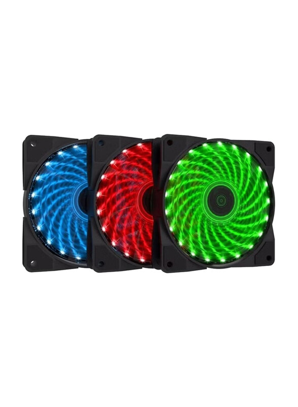 

Multiple Gamemax 120mm Case Fan for PC, 3 Pieces, Multicolour