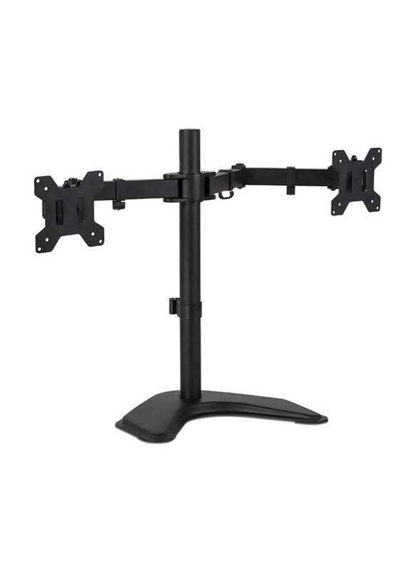 

Universal Dual Monitor Adjustable Desk Mount, TMWM-2718, Black