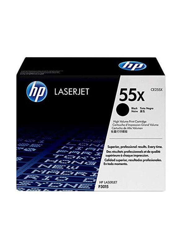 

HP 55X High Yield Black Original LaserJet Toner Cartridge