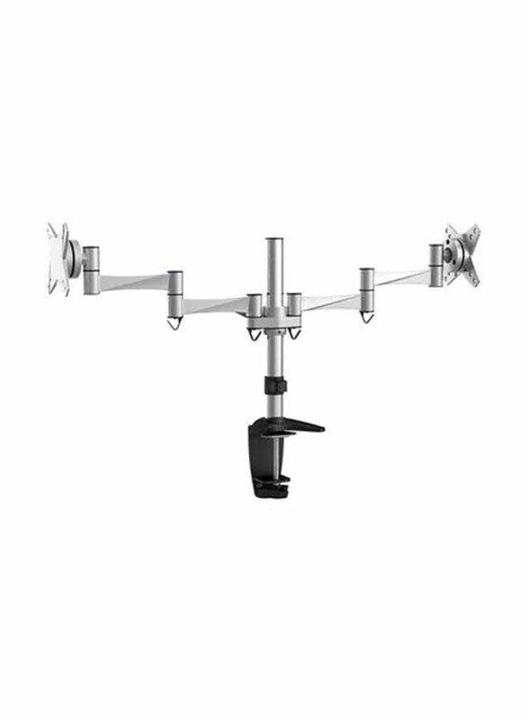 

Generic Dual Monitor Stand Clamp, Silver