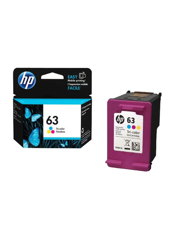 

HP 63 Tri-Color Ink Cartridge