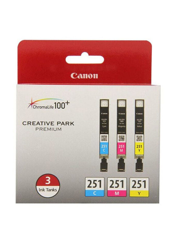 

Canon 251C Multicolour Creative Park Ink Tank, 3 Pieces