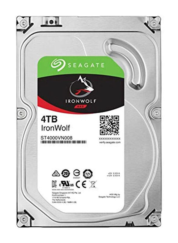 

Seagate 4TB Iron Wolf NAS Internal Hard Disk Drive, Silver