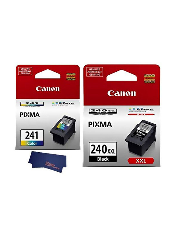 

Canon Pixma 241 & 240 XXL Multicolour Ink Toner Cartridge, 2 Piece