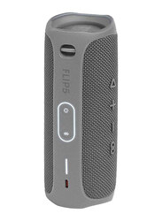 Jbl Flip 5 Portable Waterproof Speaker, FLIP5-GY, Grey