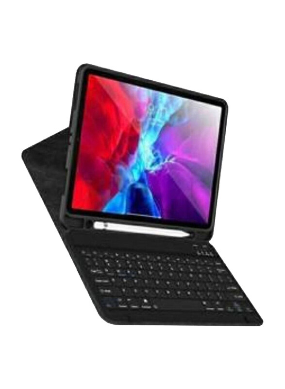 

Generic Wireless English Keyboard Case Cover for Samsung Tab A7 Lite (T220/T225), Black