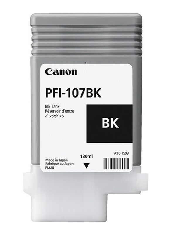 

Canon PFI-107BK Black InkJet Tank Cartridge