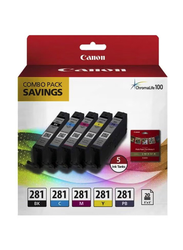 

Canon ChromaLife100 Multicolour Toner Cartridge Set, 5 Pieces