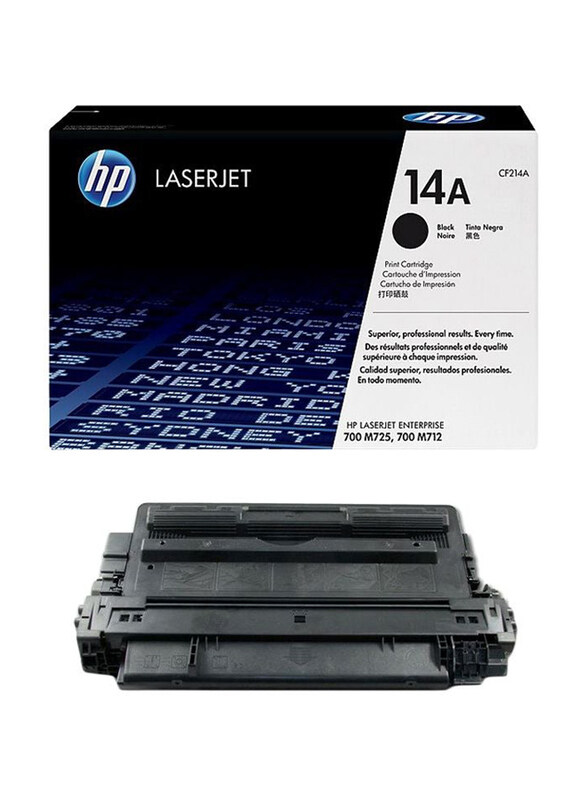 

HP 14A Black LaserJet Toner Cartridge, CF214A