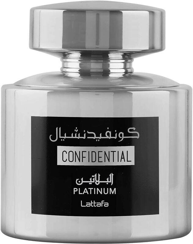 

Lattafa Confidential Platinum (M) EDP Perfume 100 Ml Ae